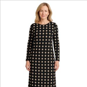 maggy london ceena jersey dress Maggy London Women's Floral Ruffle-Neck TEA Dress - BLACK/WINE